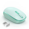 Picture of TECKNET Wireless Mouse, 2.4G Quiet Computer Mouse with USB Receiver, 4 Buttons Portable Cordless Mice for Chromebook, Laptop, PC, Mac, 800/1200/1600 DPI - Mint Green