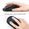 Picture of seenda Wireless Mouse - 2.4G Cordless Mice with USB Nano Receiver Computer Mouse with Noiseless Click for Laptop, PC, Tablet, Computer, and Mac - Black