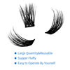 Picture of Individual Lash Clusters Volume Lashes DIY Eyelash Extension Natural Curl Glue Bonded Soft Lash Extensions by WENDY LASHES (0.07-D-15mm)