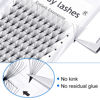 Picture of Premade Fans Eyelash Extensions 8D 10D Volume Lash Extensions 0.07mm Thickness Short Stem Heat Bonded Premade Fans Russian Volume Pre-fanned Lash Extensions(8D-0.07-D, 14mm)