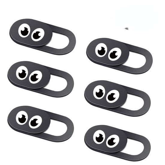 Picture of Eye Webcam Cover Slide - Web Camera Cover Fits for Laptop, Desktop, Pc, Macboook Pro, iMac, Mac Mini, Computer, iPhone Smartphone, Protect Your Privacy Security, Strong Adhensive 6 Pack (6 Pack)