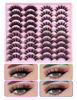 Picture of ALPHONSE 20 MM Lashes Pack Fluffy Volume Wispy False Eyelashes 20 Pairs Long Thick Faux Mink Dramatic Fake Lashes Wholesale 4 Styles