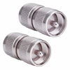 Picture of MOOKEERF 2PCS UHF Male Connector PL259 Male to Male Adapter Low Loss UHF Male PL-259 Connector