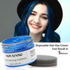 Picture of VOLLUCK Blue Hair Color Wax Pomades 4.23 oz - Natural Hair Coloring Wax Material Disposable Hair Styling Clays Ash for Cosplay, Party (Blue)