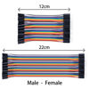 Picture of 10cm+20cm 240pcs Breadboard Jumper Dupont Wires Cable Kit Male to Female, Male to Male, Female to Female Compatible with Arduino Projects and Raspberry Pi