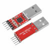 Picture of Atnsinc 3Pcs CP2102 USB 2.0 to TTL 5Pin Serial Adapter USB to TTL Serial Converter Module for UART STC 3.3V and 5V with Dupont Wire (USB 2.0 to TTL CP2102)