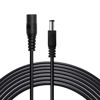 Picture of Tnuocke 2PCS 33FT(10m) 12V DC Extension Cable,5.5mm x 2.1mm DC Power Adapter Extension Cord Black for Printers/CCTV Security Camera/Routers H-M-028