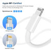 Picture of 3Pack 10Ft USB C to Lightning Cable Long,[Apple MFi Certified] iPhone 14 13 Fast Charger 10ft for iPhone 14 Pro Max/13 mini/12/11 Pro/iPad/AirPod,Type C Port Support Quick iPhone Charging Cord 10 Foot