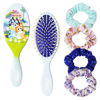 Picture of Bluey Hair Accessory 5 Pcs Set - 1 Regular 9 inch Bluey Hair Brush For Girls + 4 Bluey Scrunchies For Kids - Hair Accessories For Girls - Detangling Brush - Elastic Hair Ties Ropes Scrunchies Ages 3+