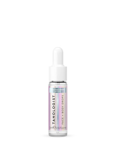 Picture of Tanologist Face and Body Drops MINI, Medium - Illuminating Self Tan Drops, Vegan and Cruelty Free, 0.5 Fl Oz