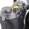 Picture of Foto&Tech Soft Shutter Release Button Compatible with Fuji X-T20 X-T10 X-T3 X-T2 X-PRO2 X-PRO1 X100F X100T X100S X30 X-E2S Sony RX1RII RX10 IV III II Lecia M10 M9 Nikon Df F3 (2 Pieces, Yellow)