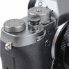 Picture of Foto&Tech BK Soft Shutter Release Button Compatible with Fuji X-T20 X-T10 X-T3 X-T2 X-PRO2 X-PRO1 X100F X100T X100S X30 X-E2S X-E3 X-E2/Sony RX1R II RX10 IV III II/Lecia M10 M9/Nikon Df F3 (2PC)