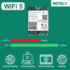 Picture of NETELY Wireless-AC 3165NGW NGFF M2 Interface WiFi Adapter with Bluetooth 4.2, Intel Wireless-AC 3165NGW, Wireless-AC 600Mbps (2.4GHz 150Mbps & 5GHz 433Mbps) Network Card (Wireless-AC 3165NGW)