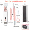 Picture of 7-in-1 Electronic Cleaner Kit - Portable Cleaning for Airpods Laptop, Keyboard, with Cleaning Pen Brush Spray for Phone iPad Computer Screen/Keyboard/Headphones/Bluetooth Earphones (Light Pink.)