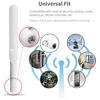 Picture of CORONIR Dual Band WiFi Antenna 2.4GHz 5GHz 5.8GHz 9dBi MIMO RP-SMA Male Antenna for WiFi Router Wireless Network Card USB Adapter Security IP Camera Video Surveillance Monitor-2Pack White