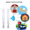 Picture of CORONIR Dual Band WiFi Antenna 2.4GHz 5GHz 5.8GHz 9dBi MIMO RP-SMA Male Antenna for WiFi Router Wireless Network Card USB Adapter Security IP Camera Video Surveillance Monitor-2Pack White