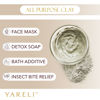 Picture of YARELI Bentonite Clay Powder Facial Mask & Detox Bath, Also Known as Indian Healing Clay 2lb (32oz)