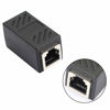 Picture of SinLoon RJ11 Coupler RJ11 Female to Female 6P6C Telephone Inline Coupler Straight Telephone Cable Extension Adapter for Landline Fax Machine (Straight)