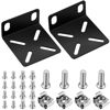 Picture of Pelopy Rack Mount Kit Compatible with 17.3 Inch Wide Switches, Adjustable Rack Ears Universal Rack Mount Brackets Compatible with Netgear/Buffalo Tech/Dell/D-Link/Linksys/TRENDnet Products