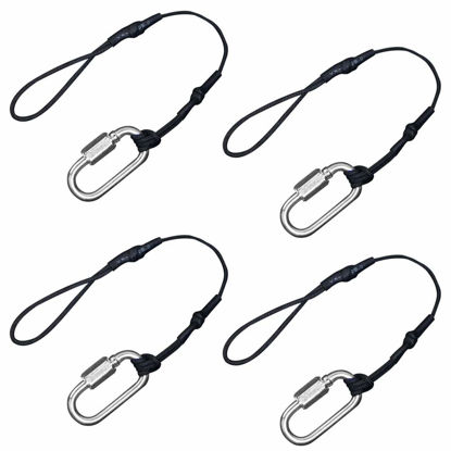 Picture of 4 Packs Camera Tether Safety Strap, SourceTon Camera Strap for DSLR Camera and Mirrorless Professional Cameras