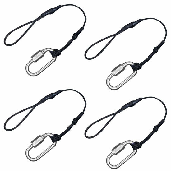 Picture of 4 Packs Camera Tether Safety Strap, SourceTon Camera Strap for DSLR Camera and Mirrorless Professional Cameras