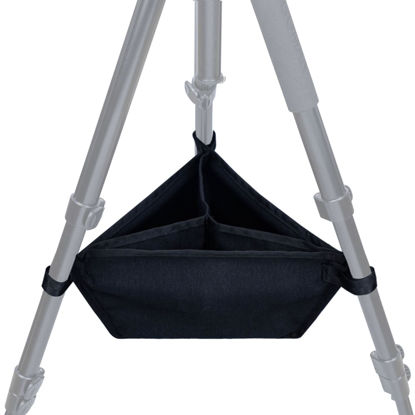 Picture of ESINGMILL Tripod Stone Bag, Sand Bag Case with 3 Compartments Fit for Most Tripods, Heavy Duty Stone Sand Bag, Weight Bag for Photographers