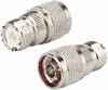 Picture of GIMILINK N Male to UHF Female Adapter (2-Pack), PL-259 SO-239 Female to N Type Changer Adapter Coaxial Connector Converter Low Loss