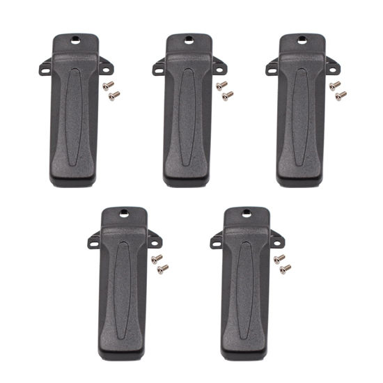 Picture of ABSTDEAL KBH-10 Belt Clip for Kenwood TK260G TK-272G TK-388G TK-2100 TK-2118 TK-3206 TK-3207 Radio 5 PCS