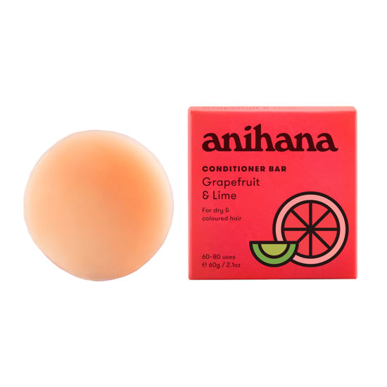 Picture of ANIHANA Conditioner Bar | Grapefruit and Lime - Softening Hair Conditioner for Dry, Damaged & Colored Hair - 2.1 oz (Up to 80 Uses)