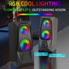 Picture of Computer speakers, RGB color LED light-emitting speakers, stereo subwoofer computer speakers, USB2.0 channel computer speakers, suitable for PC, mobile phone, tablet computer, laptop desktop computer