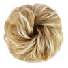Picture of MORICA 1PCS Messy Hair Bun Hair Scrunchies Extension Curly Wavy Messy Synthetic Chignon for Women (24H613(Natural Blonde & Lightest Blonde))