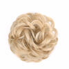 Picture of MORICA 1PCS Messy Hair Bun Hair Scrunchies Extension Messy Synthetic Chignon for Women Updo Hairpiece (Pale Golden Blonde & Bleach Blonde Mixed#)