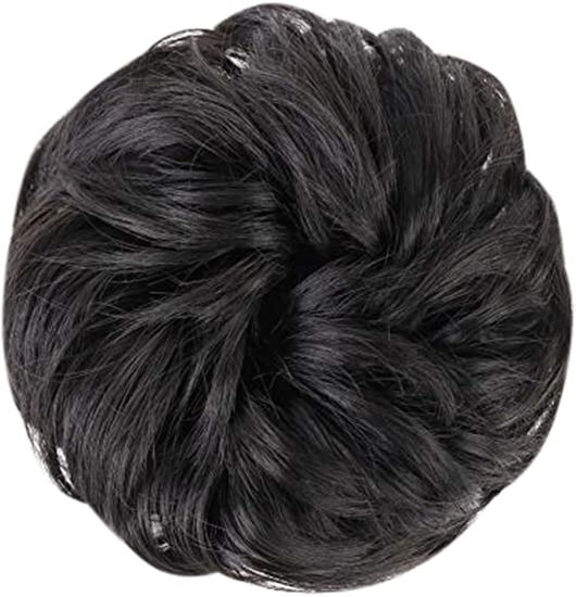 Picture of MORICA 1PCS Messy Hair Bun Hair Scrunchies Extension Curly Wavy Messy Synthetic Chignon for Women Updo Hairpiece