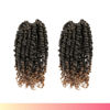 Picture of The BOHOBABE Pre-twisted Passion Twist Crochet Hair 10 Inch Short Pre-looped Crochet Passion Twist Braiding Hair 2 Packs (T27)