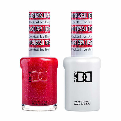 Picture of DND Duo 100% Pure Soak Off Gel - All in One - Nail Lacquer and Gel Polish, 0.5Oz / 15ml each - (521 - Ice Berry Cocktail)