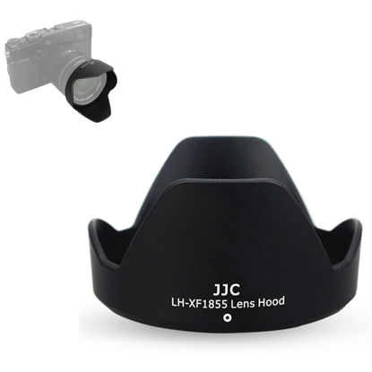 Picture of JJC Petal Shaped Lens Hood Shade for Fujifilm Fuji FUJINON XF 18-55mm f2.8-4 R LM OIS and XF 14mm f2.8 R Lens Replaces Fuji 14/18-55 Hood