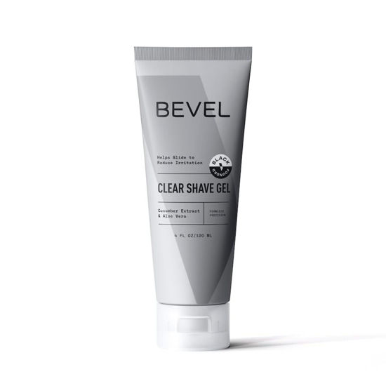 Picture of Bevel Essentials Clear Shave Gel for Men, Clear Shave Gel for Precise Detailing and Edging with Aloe Vera and Cucumber Extract to Soothe Skin and Prevent Razor Bumps, 4 Fl Oz