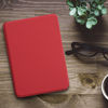 Picture of kwmobile Case Compatible with Kobo Clara HD - Nylon Protective e-Reader Cover Folio Book Style Case - Red