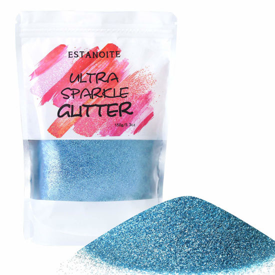 Resin Glitter Powder, 150g Multi Purpose Dust Powder for Arts & Crafts,  Ultra Fine Holographic Glitter for Nail Decoration Face Eye Body Hair and