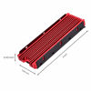 Picture of M.2 2280 SSD Heatsink, PCIE NVME or SATA M.2 2280 SSD Double-Sided Heat Sink, M.2 SSD Heatsink for PS5/ PC, Support Samsung 990 980 Pro & WD Black SN770 SN850 - Red