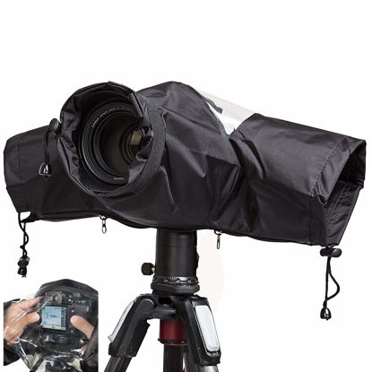 Picture of WANBY Professional Waterproof Soft Black DSLR Camera Rain Cover for All DSLR SLR Cameras