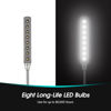 Picture of Daffodil USB LED Light - 8 Super Bright LED Reading Lamp - No Batteries Needed - PC & Mac Compatible (ULT05 Silver)