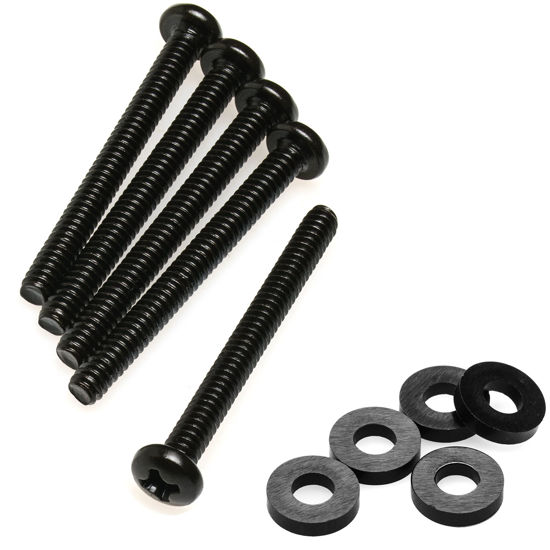 Picture of CRJ 6-32 UNC Extra Long 1-3/8" (34mm) Computer Radiator Fans Screws Set for 25mm and 30mm Fans - 20 Screws and 20 Washers