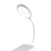 Picture of USB Lamp Light, Flexible Goose Neck Ring Led Task, Keyboard, Or Laptop Compact Light, Eye-Protect No Glare Lighting Cool White USB Plug Light (12 - Led Light) (UL-01)