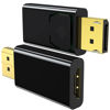 Picture of KUXIYAN Displayport to HDMI Adapter (2Pack) 1080P Gold Plated Dp to HDMI Converter Male to Female 1.3V Black