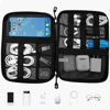 Picture of Travel Cable Organizer Bag Waterproof Portable Electronic Organizer for USB Cable Cord Phone Charger Headset Wire SD Card,5pcs Cable Ties