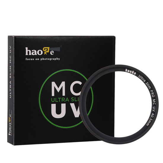 Picture of Haoge 40.5mm Ultra Slim MC UV Protection Multicoated Ultraviolet Lens Filter for Sony Alpha a6500 a6300 a6000 a5000 a5100 NEX 5 6 Mirrorless Camera SLR with 16-50mm SELP1650 Lens