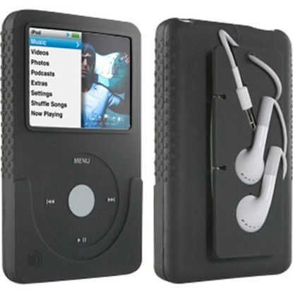 Picture of DLO Jam Jacket with Cord Management for the 80/120 GB iPod classic 6G (Black) (Bulk Pack)