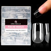 Picture of UNA GELLA Square Fake Nails 504pcs Square Gel Nail Tips Clear Press on Nails Pre-shape for Full Cover Acrylic Square Nails French False Nails For Nail Extension Nail Art, Home DIY Nail Salon 10 Sizes False Gelly Tips