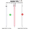 Picture of NIUTRENDZ Cute Cow Apple Pencil Case for Apple Pencil 1st Generation Case Silicone Protective Cover Sleeve Skin Accessories (Pink)